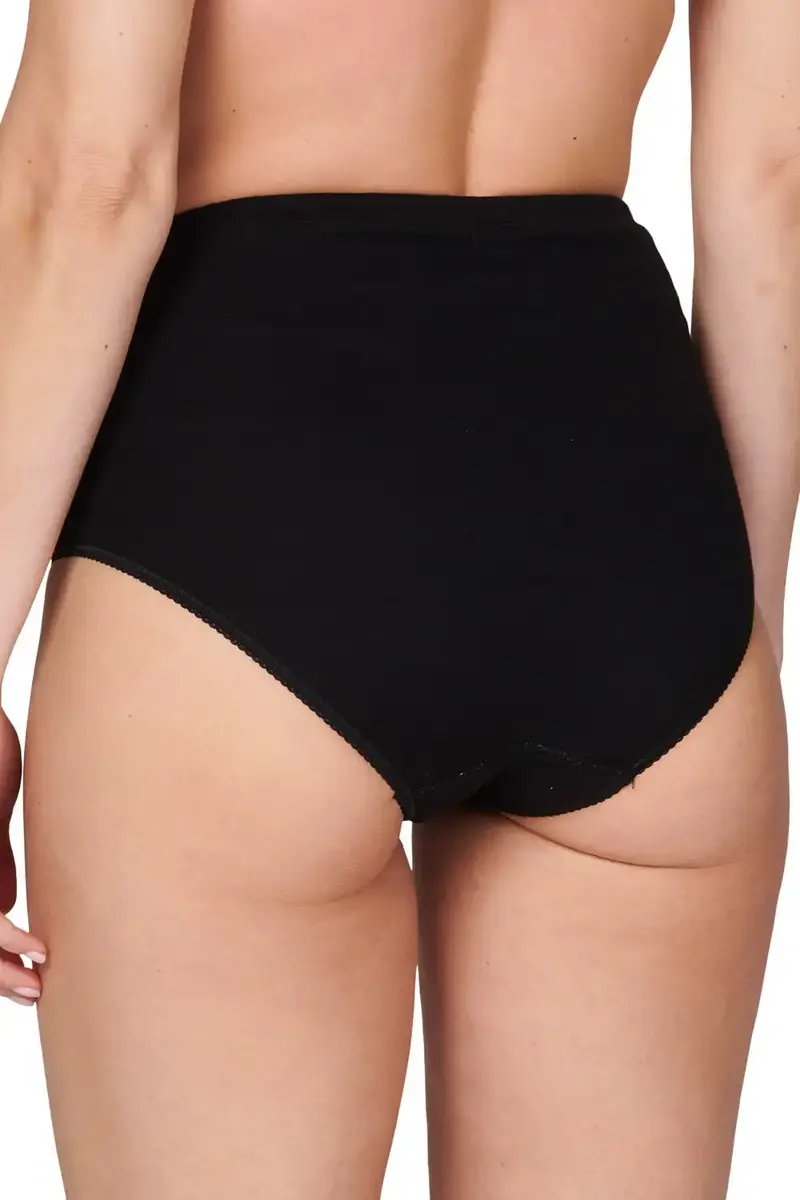 Beeren 2-pak Julia taille slip met badstof kruisje "Softly" - Hoge Katoenen dames onderbroek - Oma ondergoed Beeren 2-pak Julia taille slip met badstof kruisje "Softly" - Hoge Katoenen dames onderbroek - Oma ondergoed