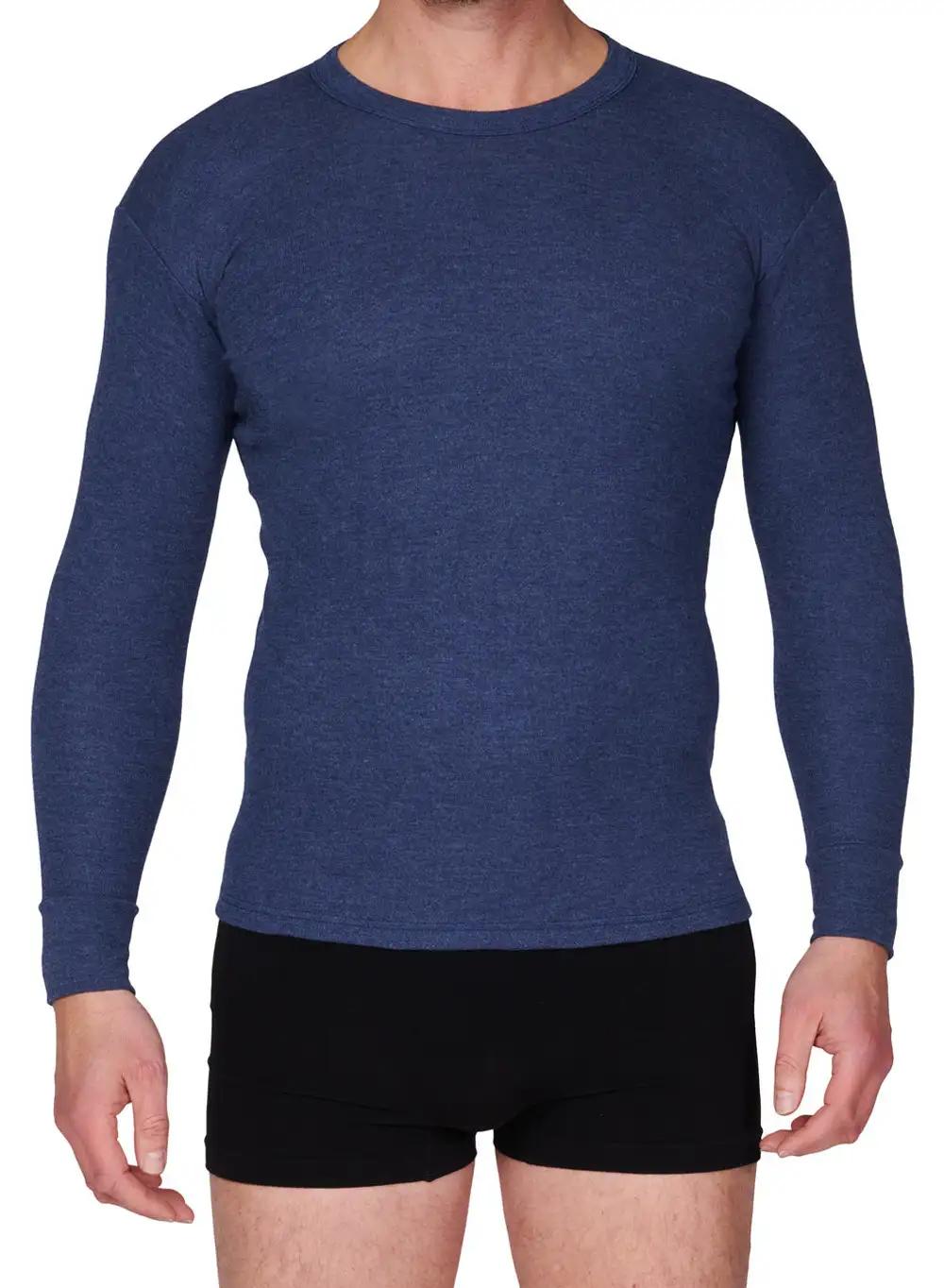 Beeren thermo heren shirt lange mouw - Viscose Thermisch ondergoed heren ronde hals