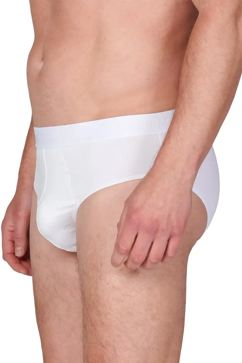 Entex heren slip - Elastisch katoen heren onderbroek - Elastische band