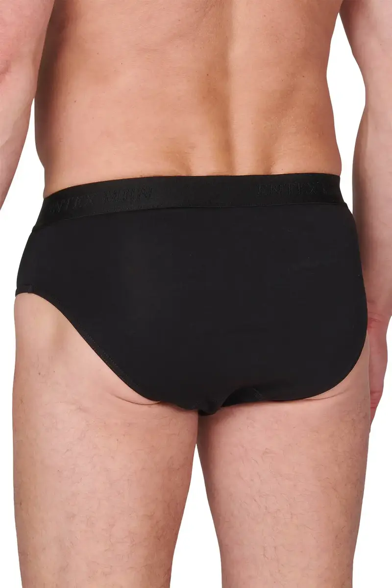 Entex heren slip - Elastisch katoen heren onderbroek - Elastische band