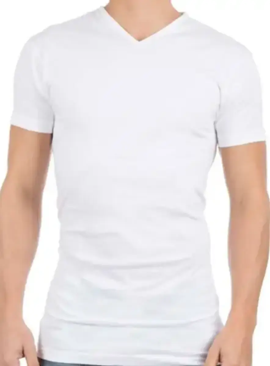 Beeren heren T-shirt V-hals M3000, Extra Lang