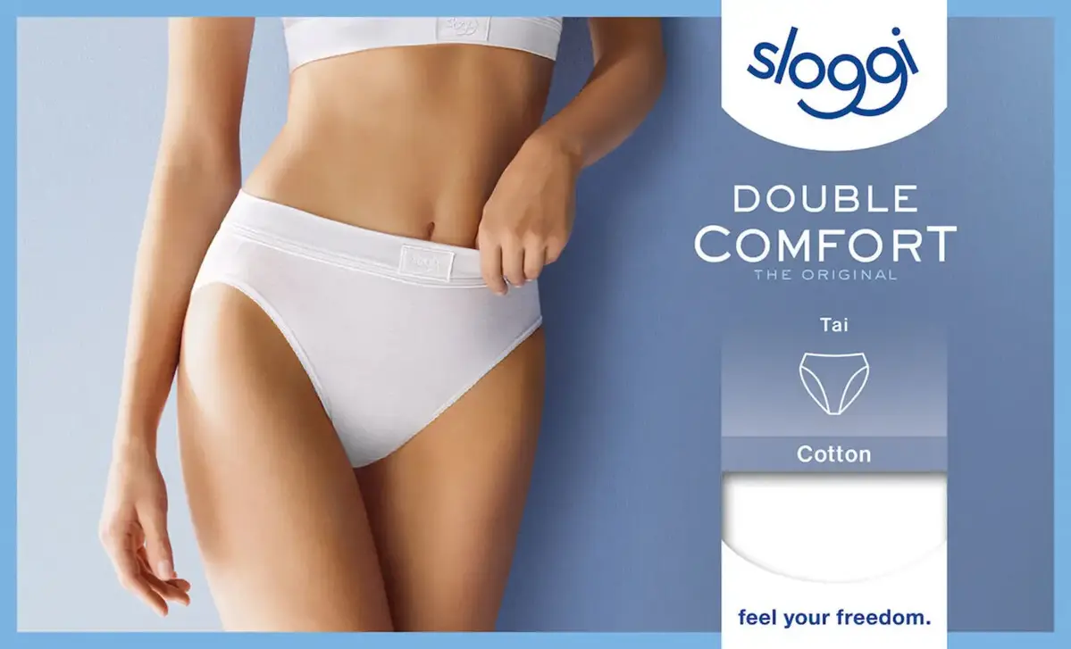 Sloggi Double Comfort Tai - dames slip - Sloggi slips dames - Lekker zittend ondergoed dames