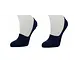 Marcmarcs 2-paar invisible sneaker sokjes - Donkerblauw