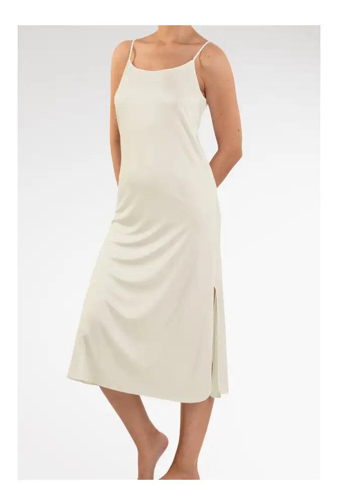 Nina von C onderjurk extra lang 120CM - Viscose Antistatische neglige