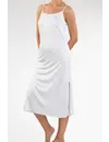 Nina von C onderjurk extra lang 120CM - Viscose Antistatische neglige
