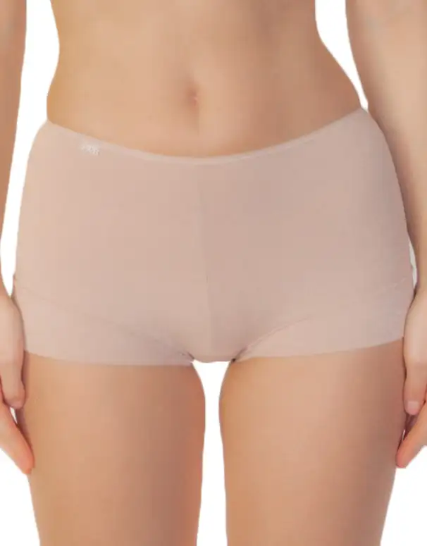 Avet 3844 dames boxershort microfiber - Dames polyamide hoge onderbroek - Badstof kruisje - Avet ondergoed