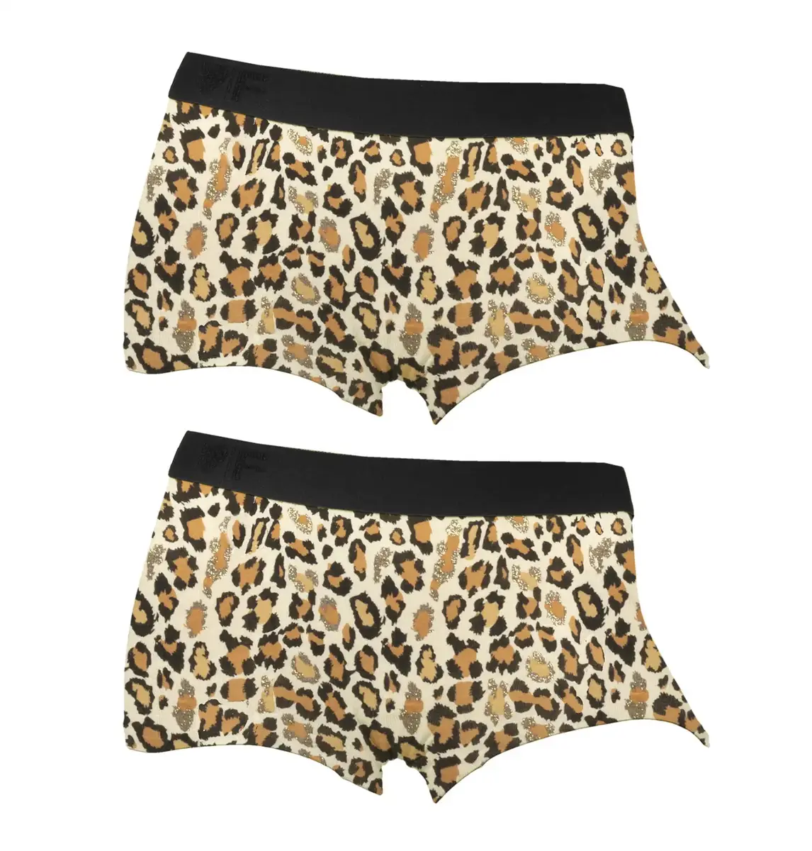 Funderwear meisjes boxershorts luipaard 2-pack - Katoenen meisjes onderbroek