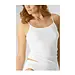 Mey Emotion dames spaghetti hemd - Verstelbare smalle bandjes - Viscose vrouwen onderhemd - Wit