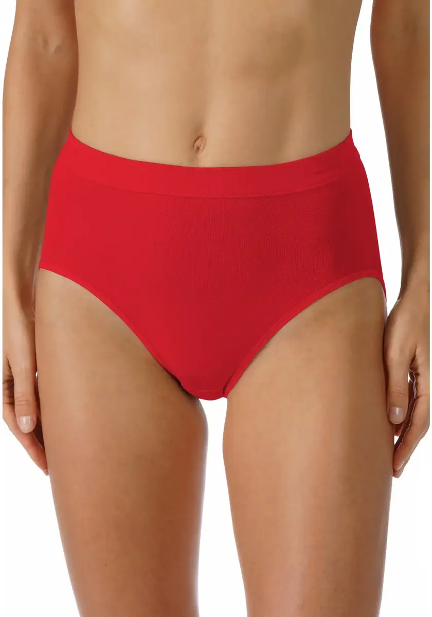 Mey Emotion - dames taille slip viscose - Comfortabele hoge dames onderbroek - Katoenen kruisje