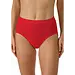 Mey Emotion - dames taille slip viscose - Comfortabele hoge dames onderbroek - Katoenen kruisje - Rood