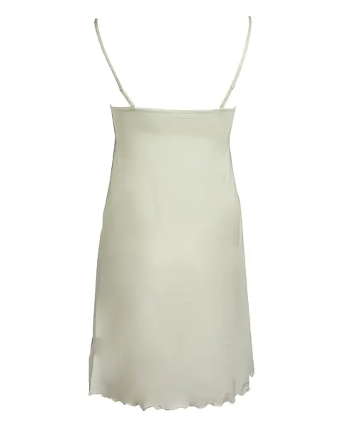 Nina von C onderjurk-negligé 90 cm met kant - Kanten onderjurk spaghetti bandjes Nina von C onderjurk-negligé 90 cm met kant - Kanten onderjurk spaghetti bandjes