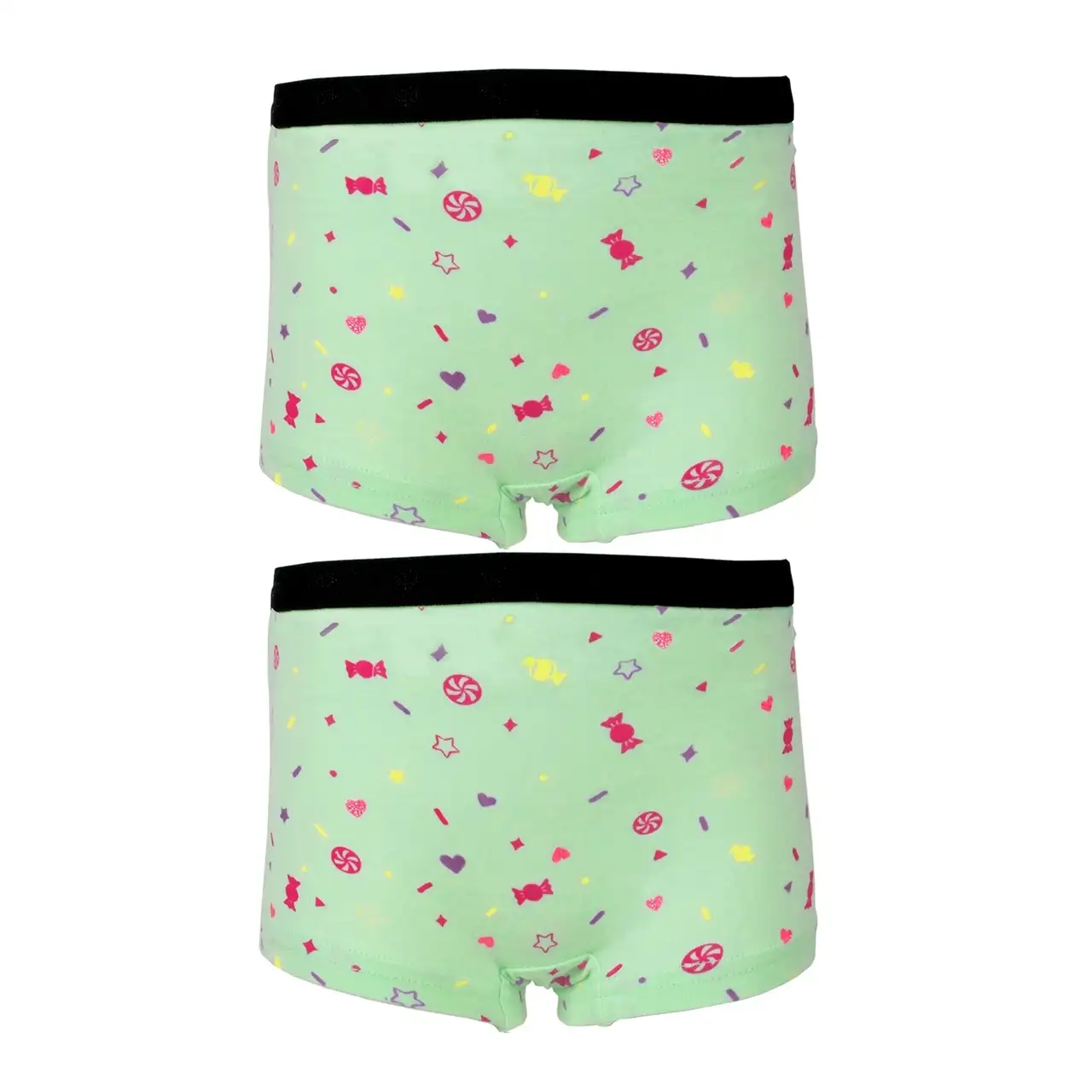 Funderwear 2-pack meisjes boxershorts candy - Kinder ondergoed
