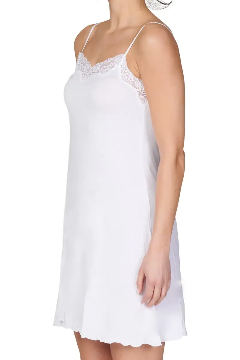 Nina von C onderjurk / Slipdress Kant 90CM Modal - Gladde neglige - Antistatisch