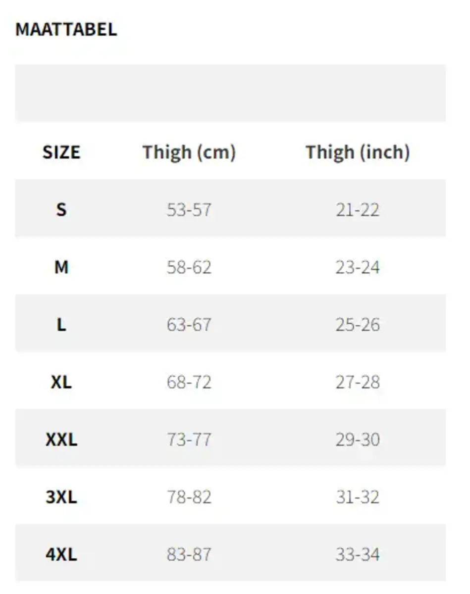 Magic Bodyfashion bandalettes - Anti schuur Bovenbeen banden - Tegen schurende benen Magic Bodyfashion bandalettes - Anti schuur Bovenbeen banden - Tegen schurende benen