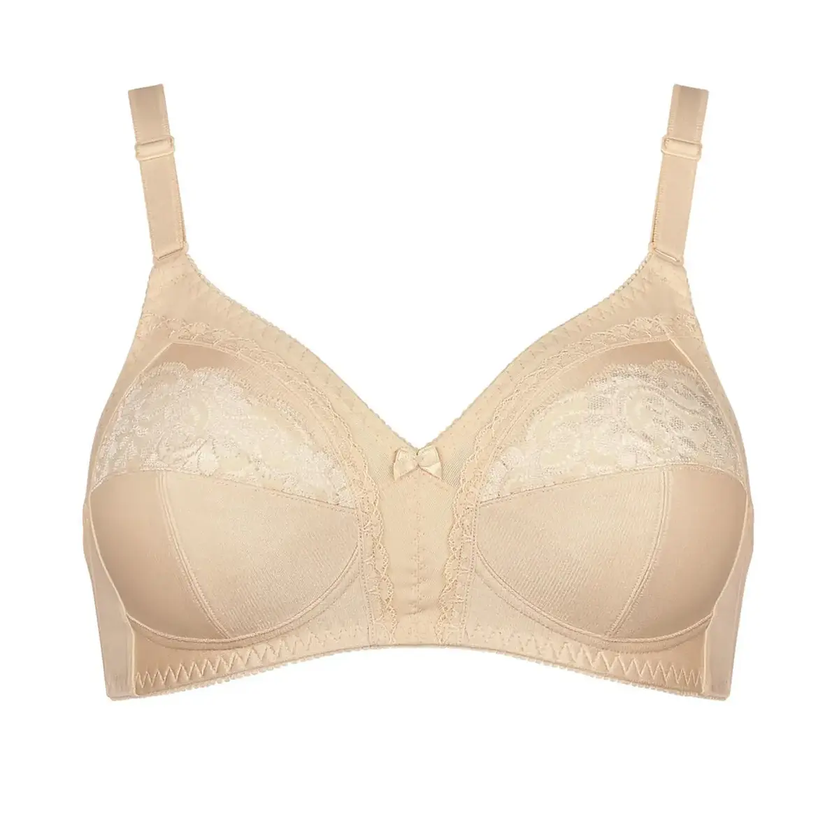 TRIUMPH BH Claudette 104 N - Kanten Bh zonder beugels - Klassieke senioren bh - Stevige ondersteuning TRIUMPH BH Claudette 104 N - Kanten Bh zonder beugels - Klassieke senioren bh - Stevige ondersteuning