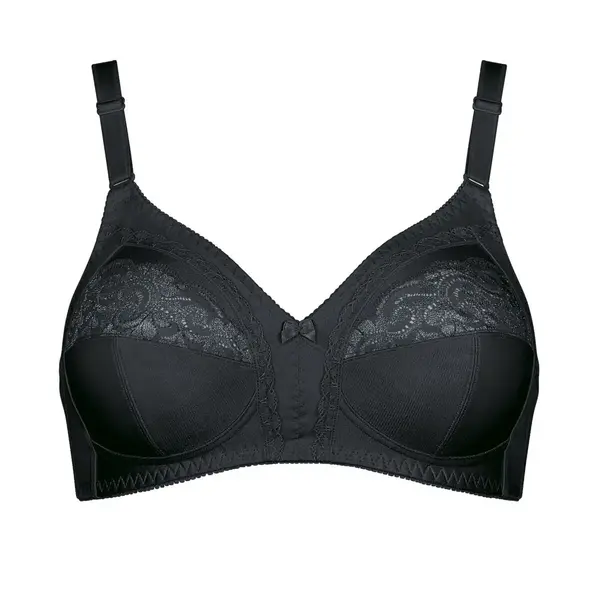 TRIUMPH BH Claudette 104 N - Kanten Bh zonder beugels - Klassieke senioren bh - Stevige ondersteuning TRIUMPH BH Claudette 104 N - Kanten Bh zonder beugels - Klassieke senioren bh - Stevige ondersteuning