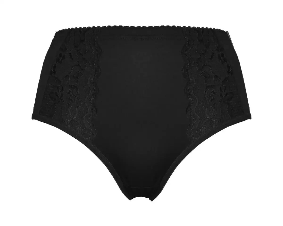 Fine Woman 9-pak dames slip kant  - 9039 - Goedkope Multipack onderbroeken - Elastisch katoen