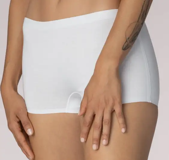 Mey Natural dames boxershort - Onzichtbaar - Naadloze dames onderbroek katoen - Schijnt niet door