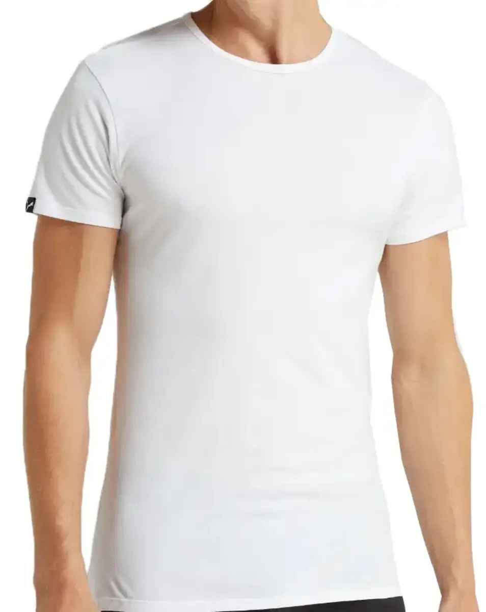 Puma ondershirts heren 2-pack basic - ronde hals - Slim fit heren T-shirt katoen