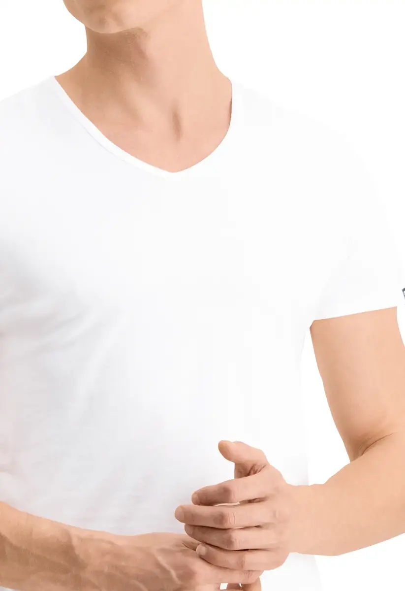 Puma 2-pack heren basic ondershirts - V-hals - Slim Fit heren T-shirt katoen