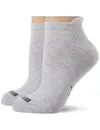 Puma 2 paar dames sneaker sokken katoen - Badstof zool - Sneakersokken wit, zwart en grijs
