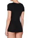 Apollo 2-pack dames T-shirts bamboe - Zachte ondershirts korte mouw - Diepe Ronde hals