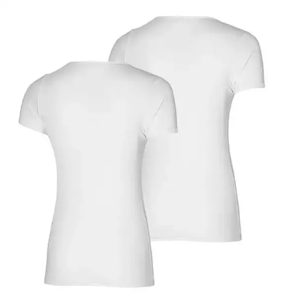 Apollo 2-pack dames T-shirts bamboe - Zachte ondershirts korte mouw - Diepe Ronde hals Apollo 2-pack dames T-shirts bamboe - Zachte ondershirts korte mouw - Diepe Ronde hals