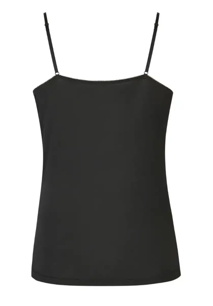 Nina von C dames hemd kant Modal spaghetti - Kanten Vrouwen onderhemd verstelbare bandjes - Nina von C dames hemd kant Modal spaghetti - Kanten Vrouwen onderhemd verstelbare bandjes -