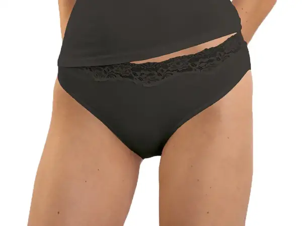 Nina von C kanten dames Tai slip - Jazzpant Modal - Kanten dames onderbroek - Zwart en wit Nina von C kanten dames Tai slip - Jazzpant Modal - Kanten dames onderbroek - Zwart en wit