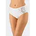 Nina von C kanten dames heup slip - Biologisch katoen - Duurzaam katoenen dames onderbroek - Wit