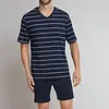 Schiesser heren shortama - Blue Stripe