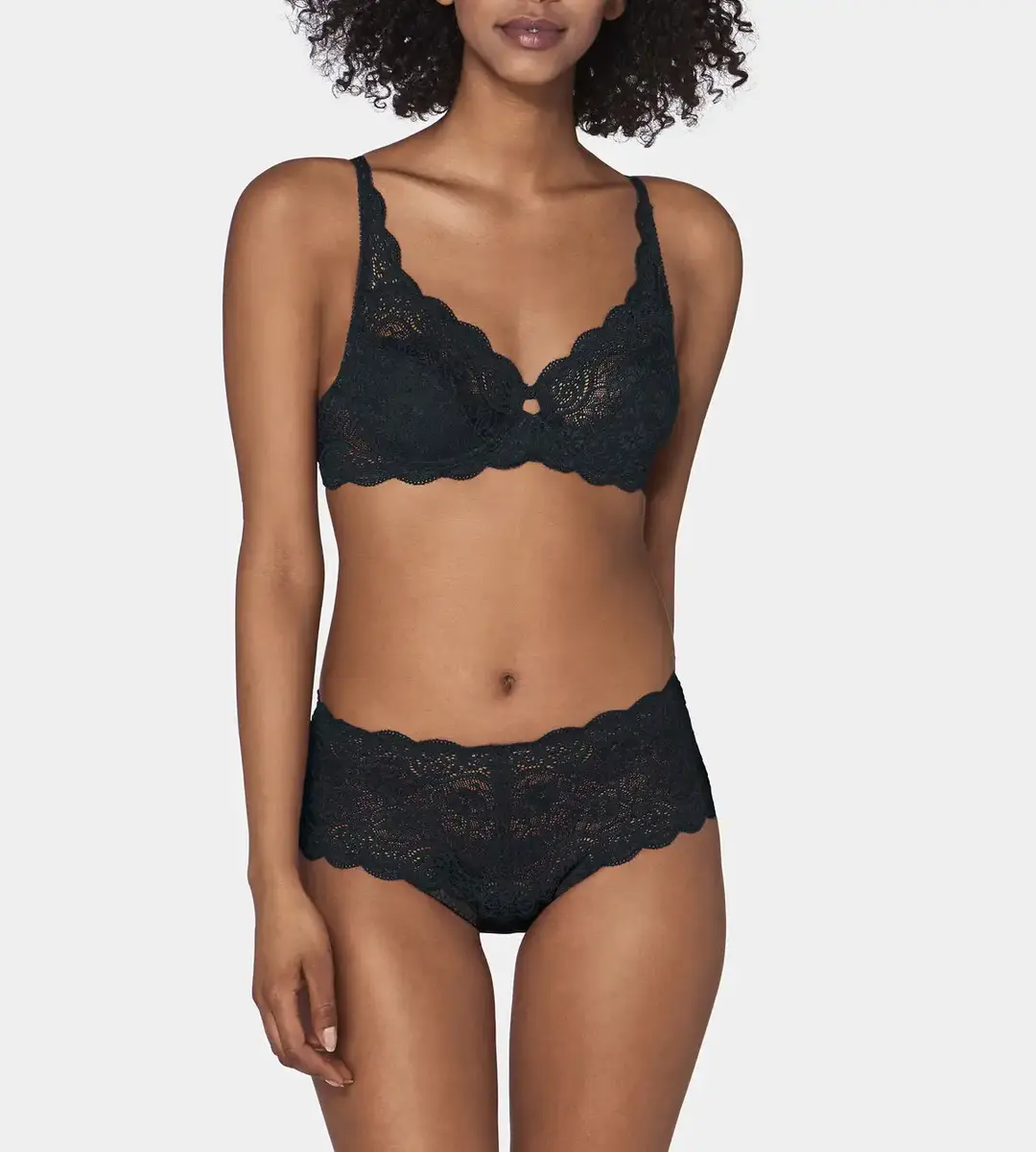 Triumph beugel BH Amourette 300 W - Kanten bh met transparante cups - Doorschijnend - Doorzichtige bh Triumph beugel BH Amourette 300 W - Kanten bh met transparante cups - Doorschijnend - Doorzichtige bh
