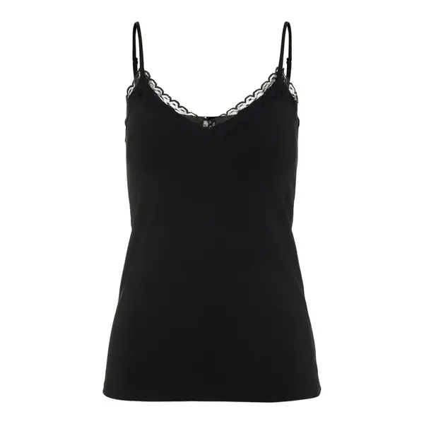 Pieces dames hemd kant - Lace singlet kate - Kanten dames onderhemd - Microfiber singlet Pieces dames hemd kant - Lace singlet kate - Kanten dames onderhemd - Microfiber singlet