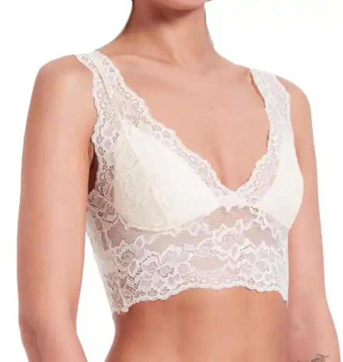 Pieces Bralette kant - Lace Bra Top - Zwarte dames kanten bh top - Pieces Bralette kant - Lace Bra Top - Zwarte dames kanten bh top -