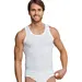 Schiesser 2-Pack heren hemden - Authentic - Elastisch katoenen mannen onderhemd - Singlet heren - Zwart - Wit - Wit