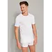 Schiesser 2-Pack heren T-Shirts - 95/5  - Biologisch katoen - Mannen ondershirt korte mouwen - Ronde hals - Wit
