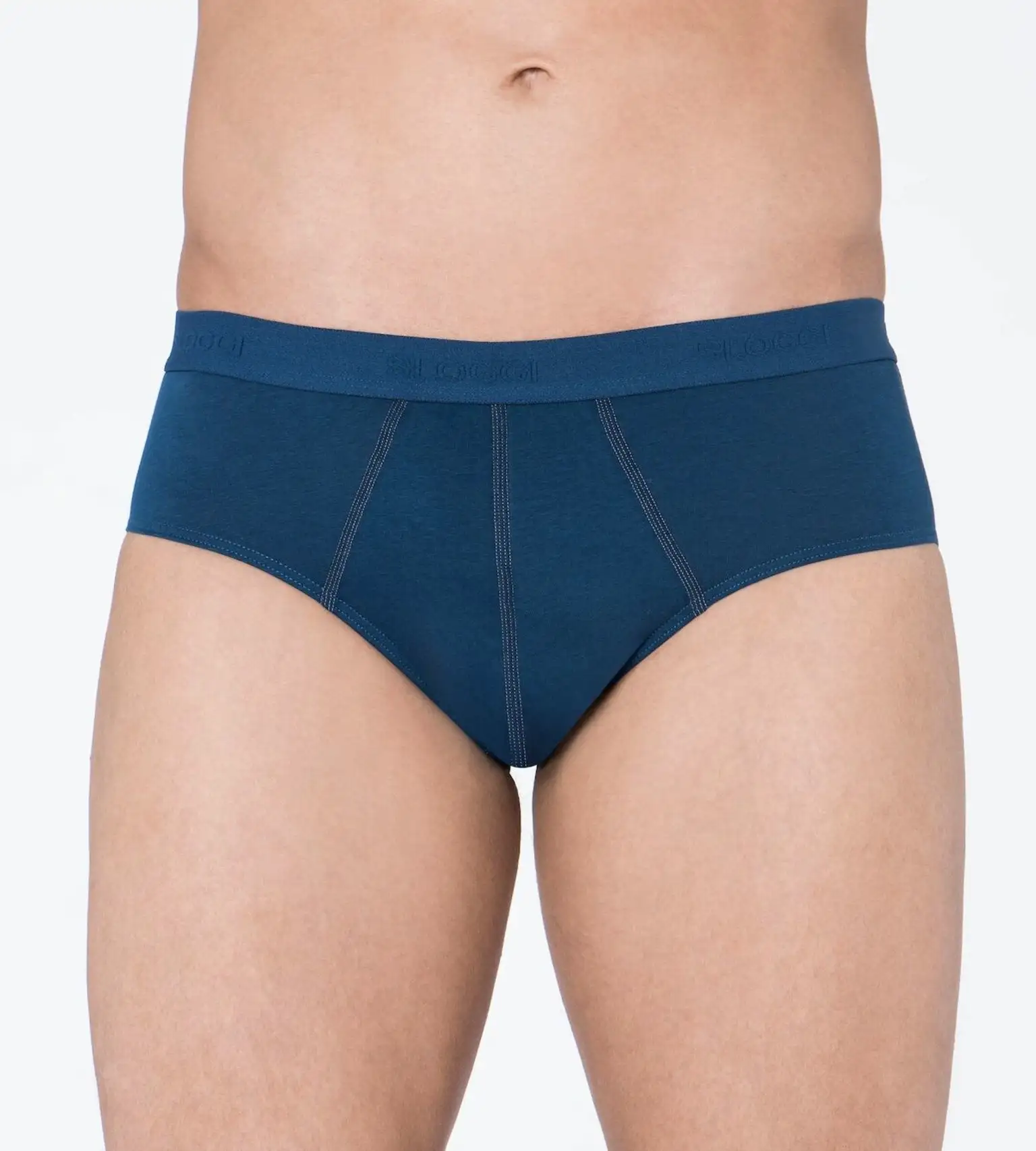 Sloggi 2-pak heren 24/7 midi slips - Heup slips elastisch katoen - Heren ondergoed