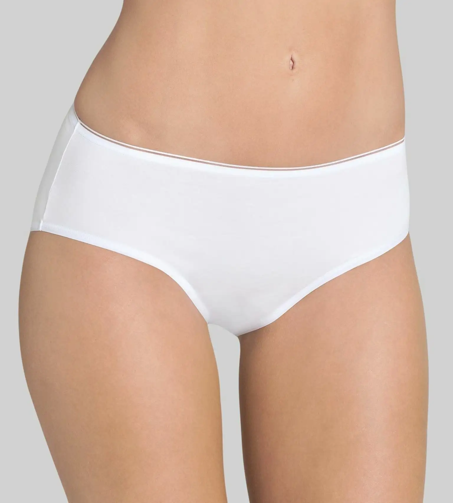 Sloggi Feel sensational midi - dames heup slip - Elastisch katoenen dames onderbroek - Sloggi dames ondergoed