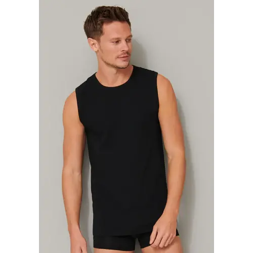 Schiesser 2-Pack mouwloos shirt - 95/5 - Biologisch katoen Schiesser 2-Pack mouwloos shirt - 95/5 - Biologisch katoen