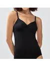Mey  BH hemdje - Bra Top zonder Beugel - Viscose bh en hemd in een zonder vulling - Wit - Zwart