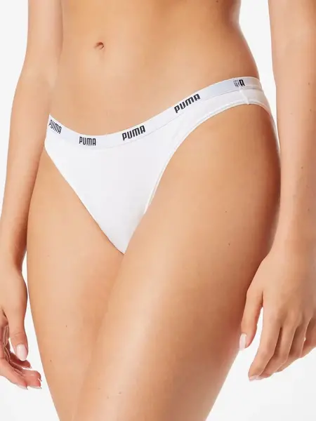 Puma 2-Pack dames Bikini slips - Lage dames katoenen modal slips Puma 2-Pack dames Bikini slips - Lage dames katoenen modal slips