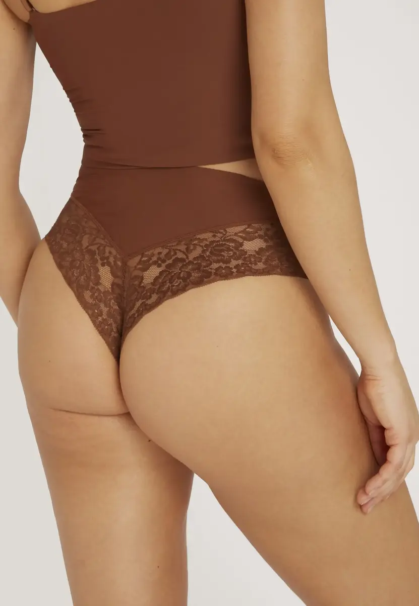 Ten Cate Secrets Brazilian High Waist - Invisible - Kanten dames taille brazilian slip - Schijnt niet door Ten Cate Secrets Brazilian High Waist - Invisible - Kanten dames taille brazilian slip - Schijnt niet door