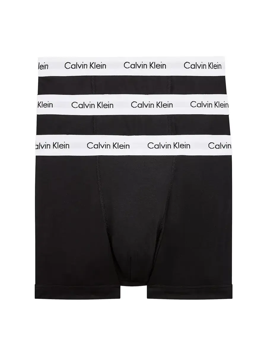Calvin Klein 3-Pack Trunks heren - Boxershorts met korte pijpjes - Heren onderbroek