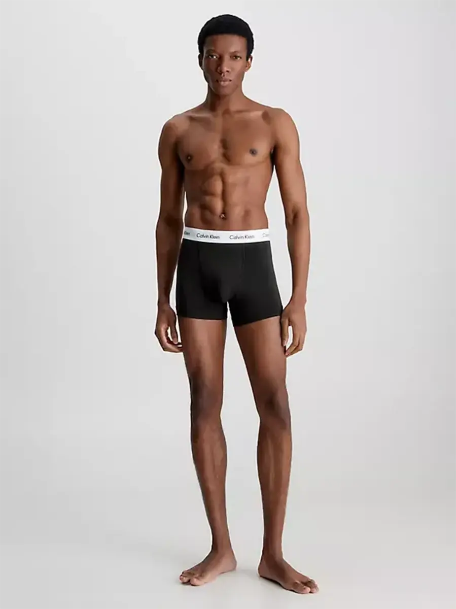 Calvin Klein 3-Pack Trunks heren - Boxershorts met korte pijpjes - Heren onderbroek