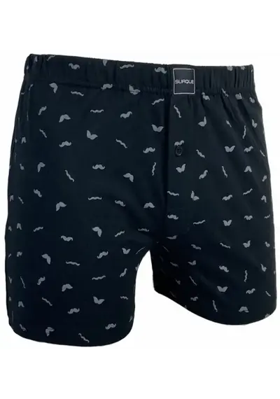 Suaque/Ginosanti heren boxershort wijd model Moustache Suaque/Ginosanti heren boxershort wijd model Moustache