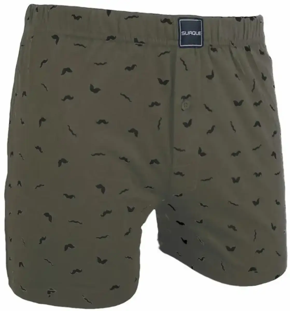 Suaque/Ginosanti heren boxershort wijd model Moustache - 100% katoenen losse boxershort Suaque/Ginosanti heren boxershort wijd model Moustache - 100% katoenen losse boxershort