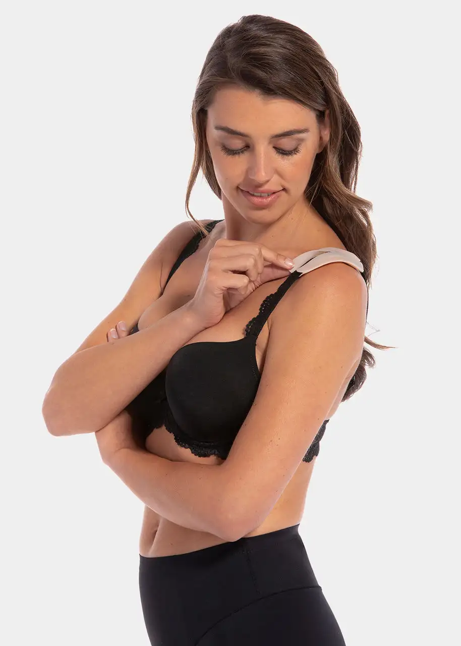 Magic Bodyfashion Comfort bra straps - Siliconen schouderstukjes - Verminder de druk op je schouders - Tegen afzakkende bh bandjes