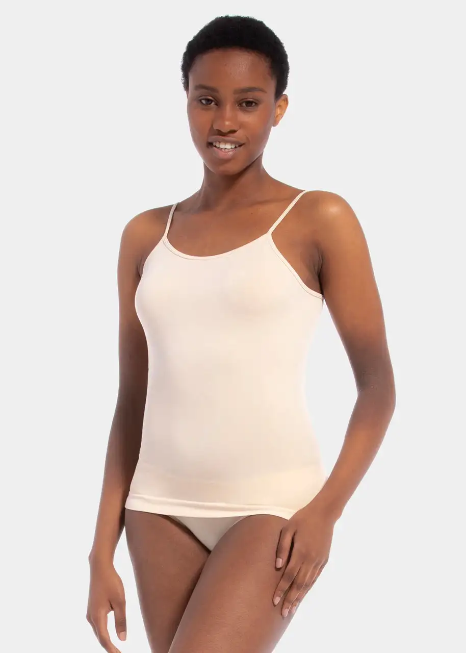 Magic bamboe dames hemd - Spaghetti - Bamboo Cami - Bamboe dames singlet met smalle bandjes
