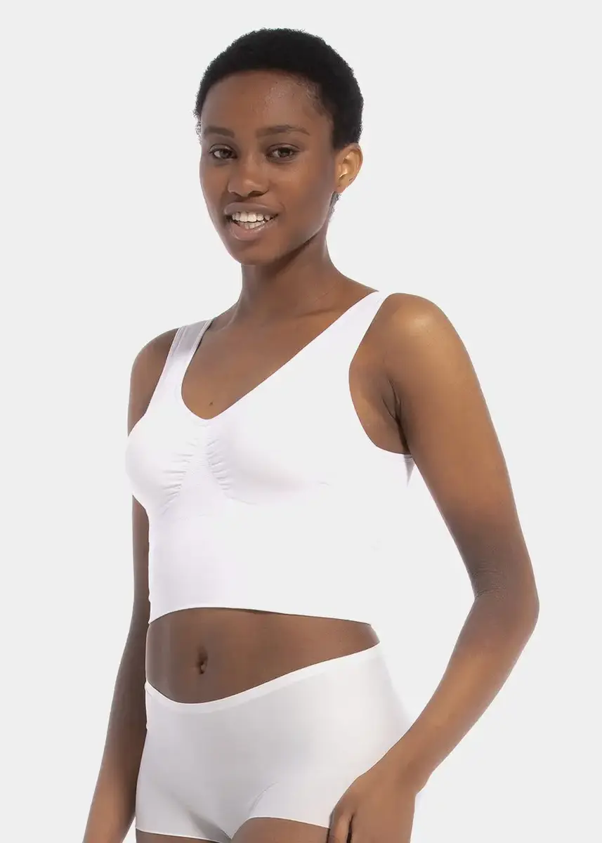 Magic Bodyfashion Maagband BH - Bamboe comfort Shape bra - Lange bh Top - Buik corrigerend Magic Bodyfashion Maagband BH - Bamboe comfort Shape bra - Lange bh Top - Buik corrigerend
