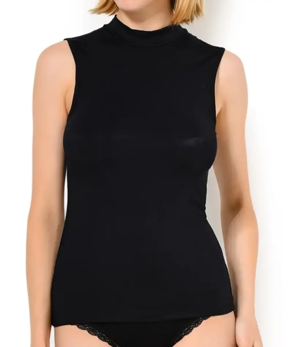 Nina von C top met sta kraag - Blazershirt - Dames ondershirt met hoge hals Nina von C top met sta kraag - Blazershirt - Dames ondershirt met hoge hals